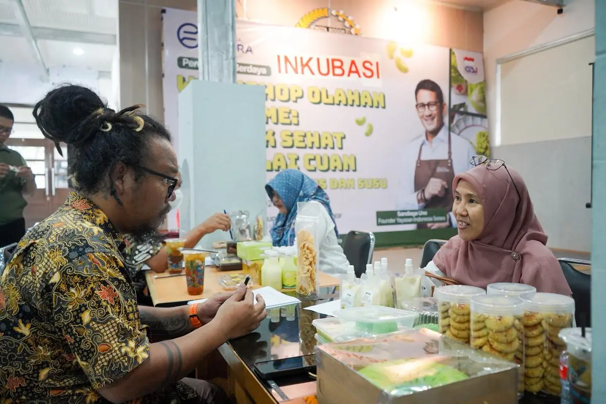 Program 'Inkubasi Perempuan Berdaya Naik Kelas' bertema Workshop Olahan Edamame di Bogor, Jawa Barat (Jabar).