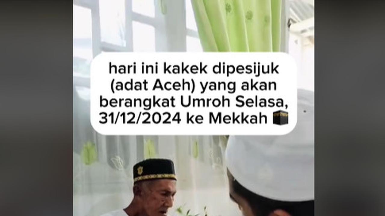 Kakek Penjual Mangga Keliling Keturunan Rasulullah di Aceh Akhirnya Bisa Umroh