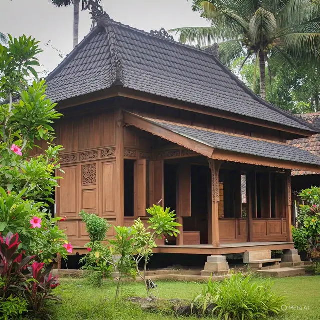 Model Rumah Kayu Minimalis Jawa