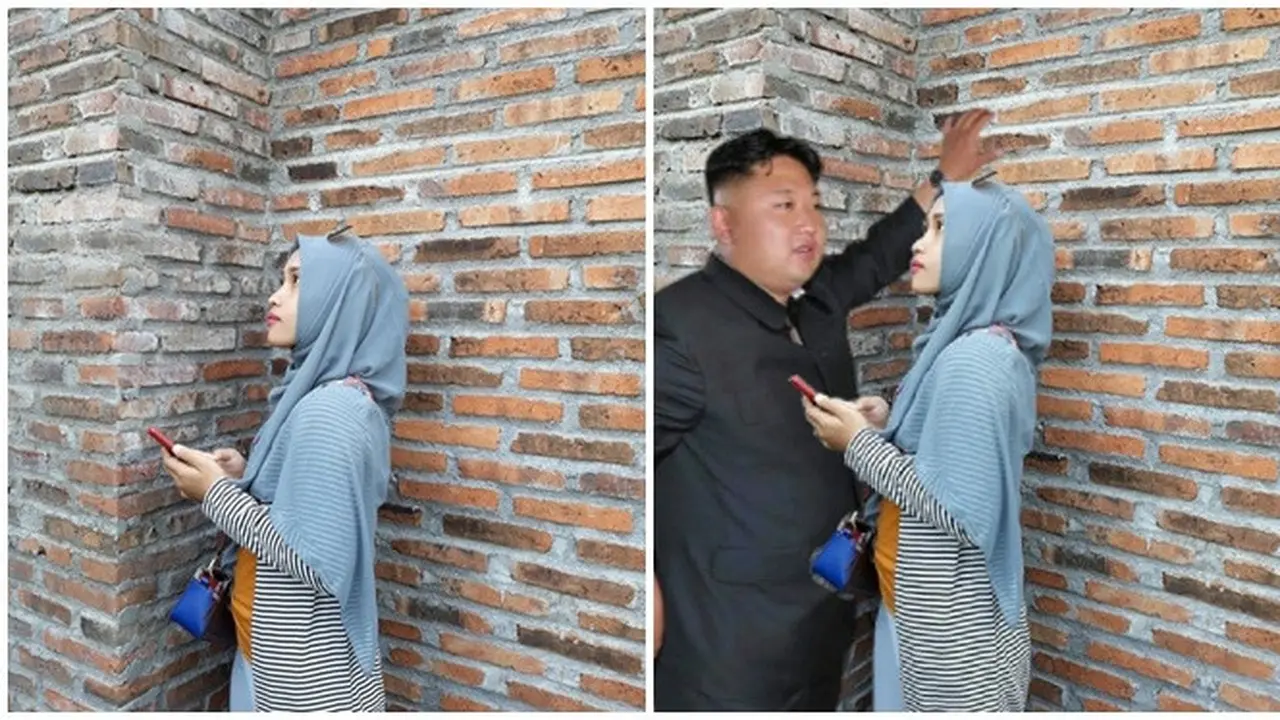 Editan Foto Saat Bertatapan Dengan Oppa Korea Ini Bikin Tepuk Jidat
