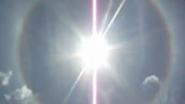 Fenomena Halo Matahari di Solo
