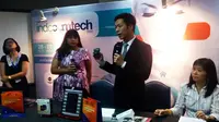 Konferensi pers Wellcomm Shop di Indocomtech 2015