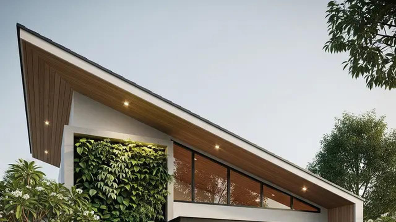 7 Inspirasi Rumah 1 Lantai dengan Atap Miring Satu Sisi, Desain Modern dan Estetik