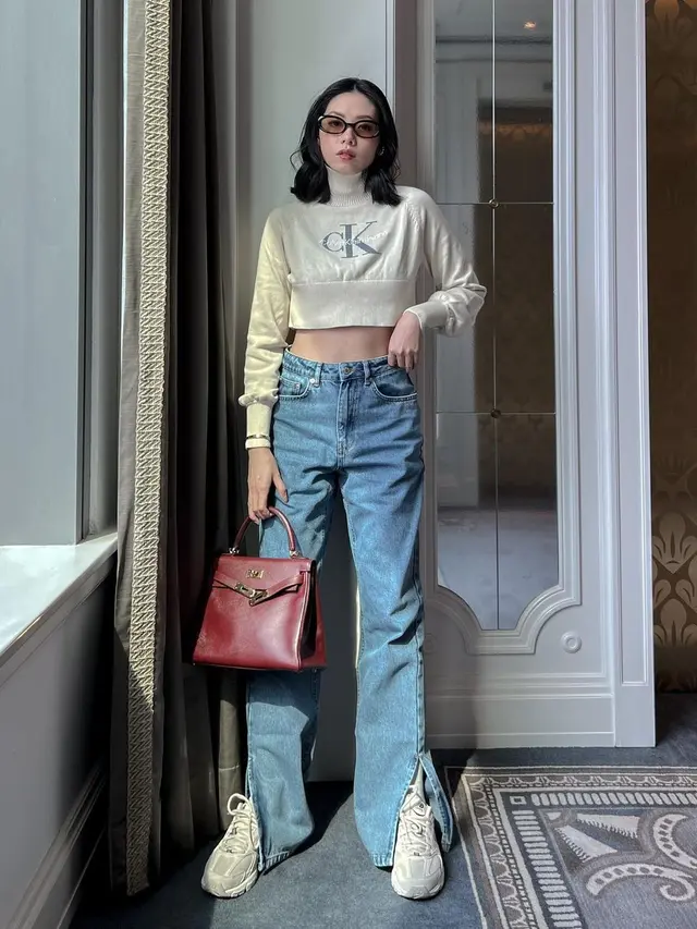 7 Inspirasi Outfit yang Tepat untuk Dipadupadankan dengan Boyfriend Jeans dari Ayla Dimitri, Tantri Namirah, hingga Alika Islamadina