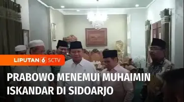 Ketua Umum Partai Gerindra, Prabowo Subianto, kembali bertemu Ketua Umum Partai Kebangkitan Bangsa, Muhaimin Iskandar, di Sidoarjo, Jawa Timur, Minggu (12/3) siang.