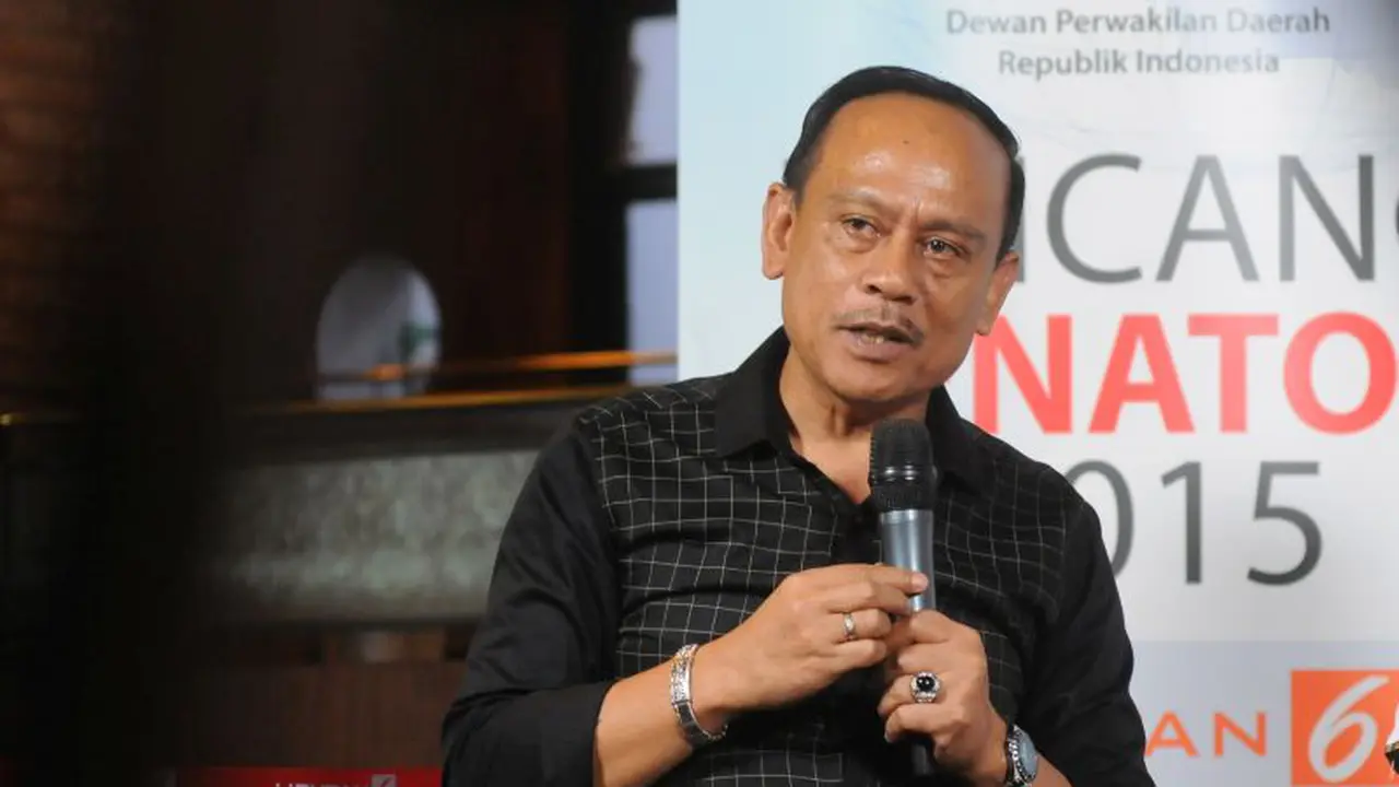 Ajiep Padindang, Anggota DPD RI 2014-2019 dari Sulawesi Selatan.