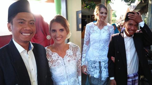 jadi viral pria lombok nikahi bule cantik (foto: Facebook/chungky.fungky.3)