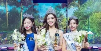 Lee Seung Hyeon terpilih menjadi Miss Korea 2022. Mahasiswa tersebut jadi sorotan karena wajahnya disebut mirip manusia virtual. [Foto: Instagram/ MissKorea]