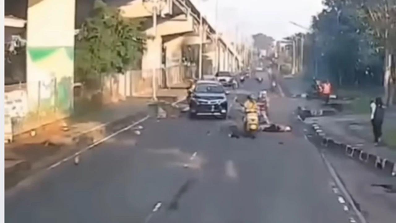 Viral Pajero Tabrak Lari Pedagang Buah di Kalimalang, Korban Sampai Terpental Kepala Robek