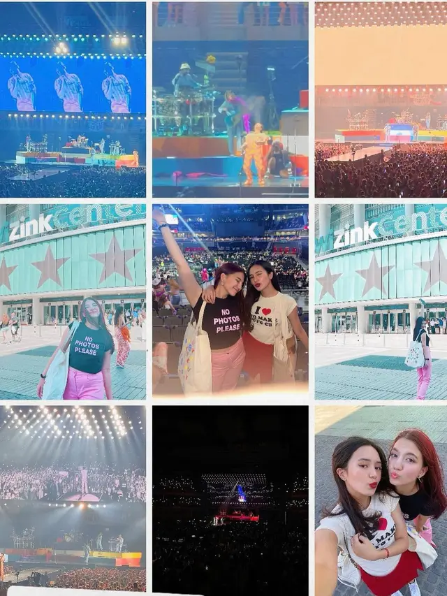 6 Potret Keseruan Beby Tsabina dan Cassandra Lee Nonton Konser Harry Styles