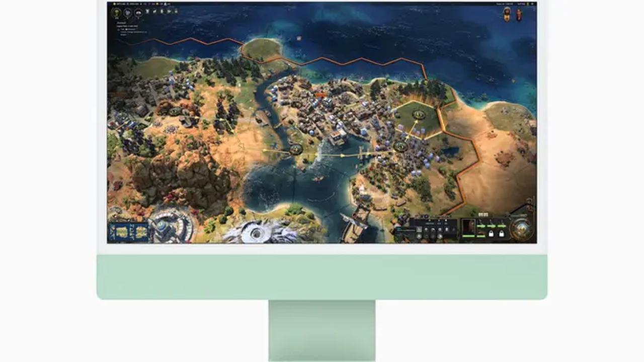 Apple iMac dengan Chip M4 juga mampu menjalankan game berat. (Doc: Apple)