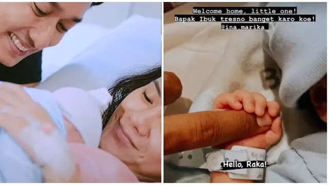 Lewat Persalinan Normal, Ini 6 Momen Haru Ina Marika Melahirkan Anak Pertama