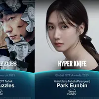 "Nine Puzzles" dan "Hyper Knife" mendapatkan penghargaan dar salah satu ajang bergengsi di dunia hiburan digital. [Dok/Disney+ Hotstar]