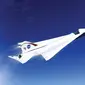 Ilustrasi pesawat supersonik besutan NASA (sumber: telegraph.com)
