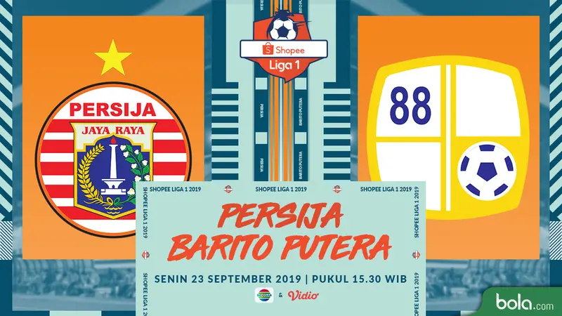 Persija Jakarta Vs Barito Putera