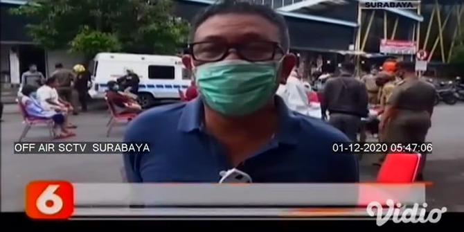 VIDEO: Pemkot Surabaya Gelar Tes Usap COVID-19 di Pasar Tradisional