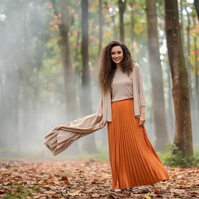Maxi Skirt dengan Sentuhan Modern