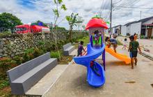 FOTO: Ceria Anak Anak di Lingkungan Hunian Bersubsidi