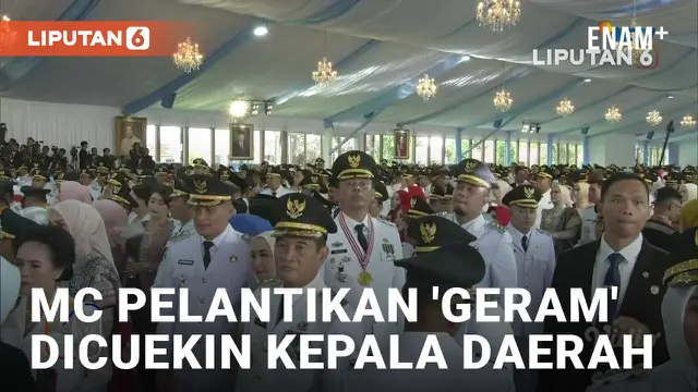 VIDEO: Momen Kepala Daerah Cuek dengan Arahan MC Pelantikan