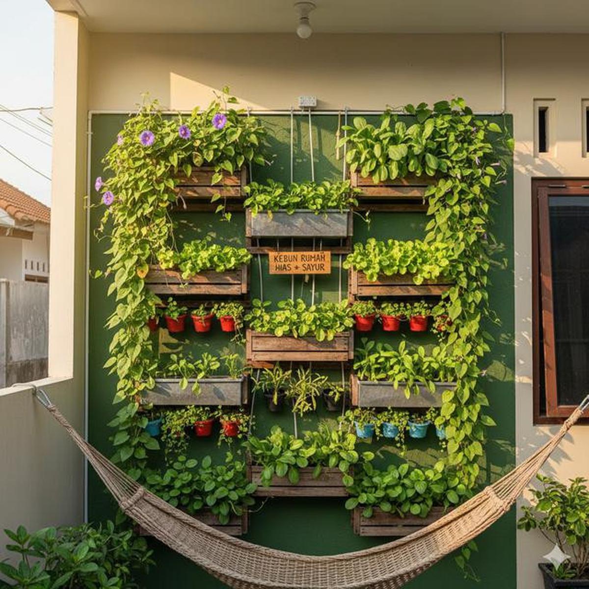 10 Konsep Kebun Rumah Campuran Tanaman Hias dan Sayur, Solusi Cerdas Lahan Sempit