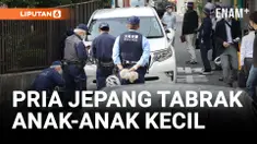 SEORANG PRIA JEPANG SENGAJA MENABRAKKAN MOBIL KEARAH ANAK-ANAK SAAT SEDANG BERJALAN KAKI