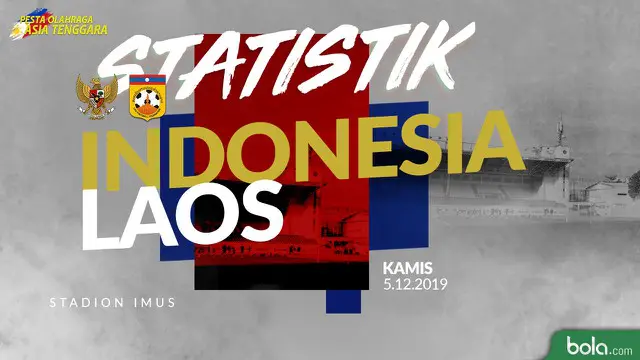 VIDEO: Statistik SEA Games 2019, Indonesia vs Laos 4-0