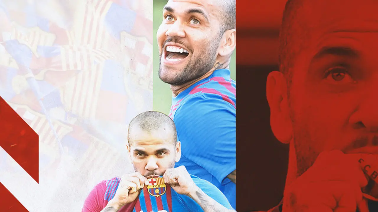 Barcelona - Ilustrasi Dani Alves