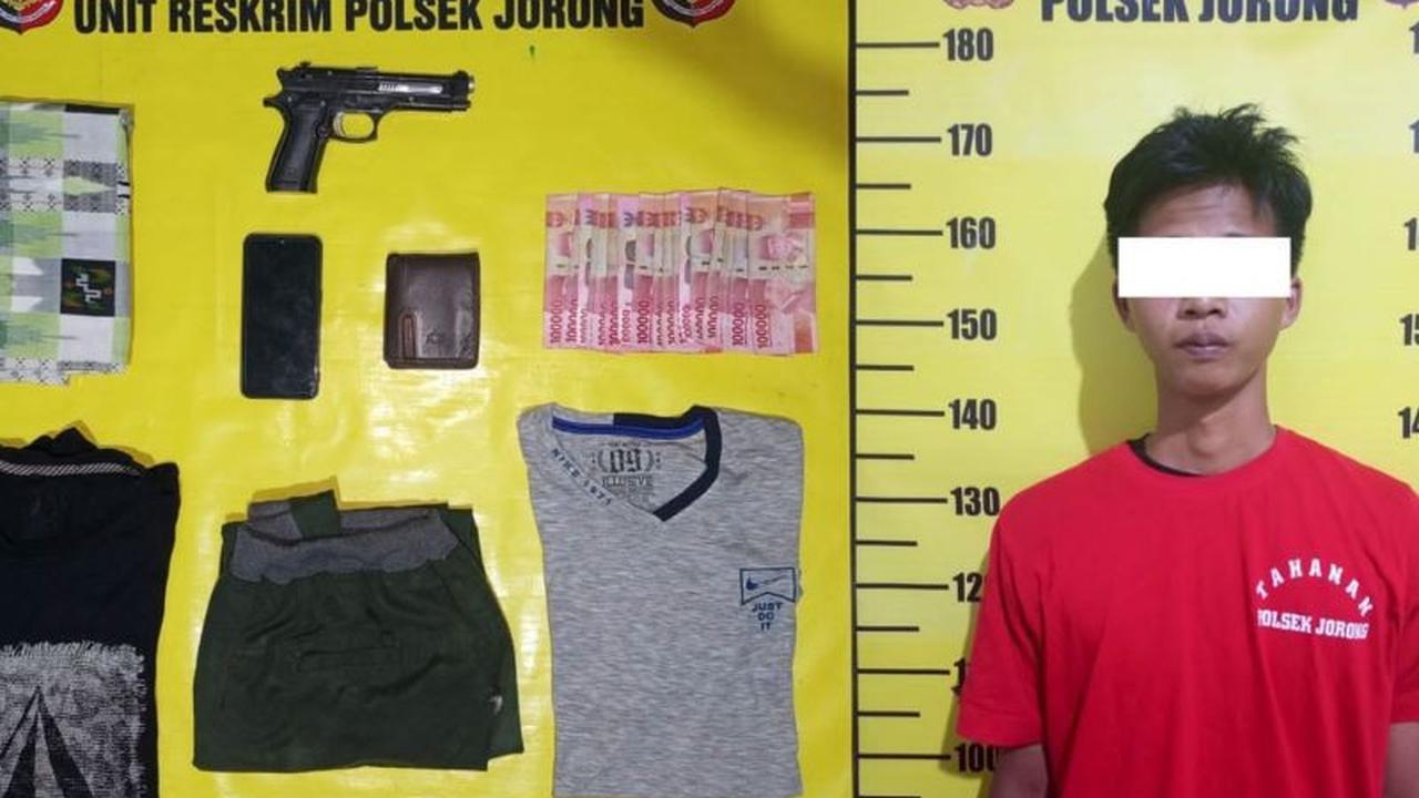 Polsek Jorong Ringkus Pelaku Pencurian Senjata Mainan, Korban Alami Trauma dan Kerugian Jutaan Rupiah