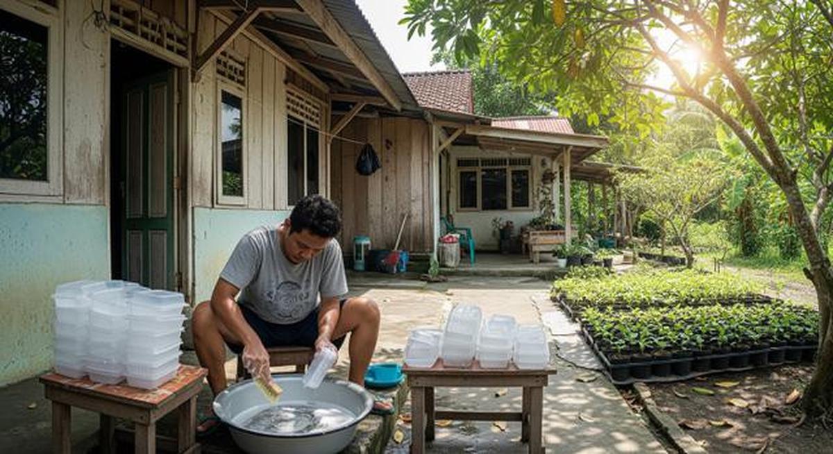Cara Membuat Pot Tanaman dari Thinwall Bekas, Simpel dan Jadi Peluang Usaha