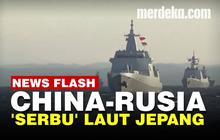 VIDEO: Ngeri! Kapal Perang China dan Rusia Bersatu di Laut Jepang, Dunia Dibkin Geger
