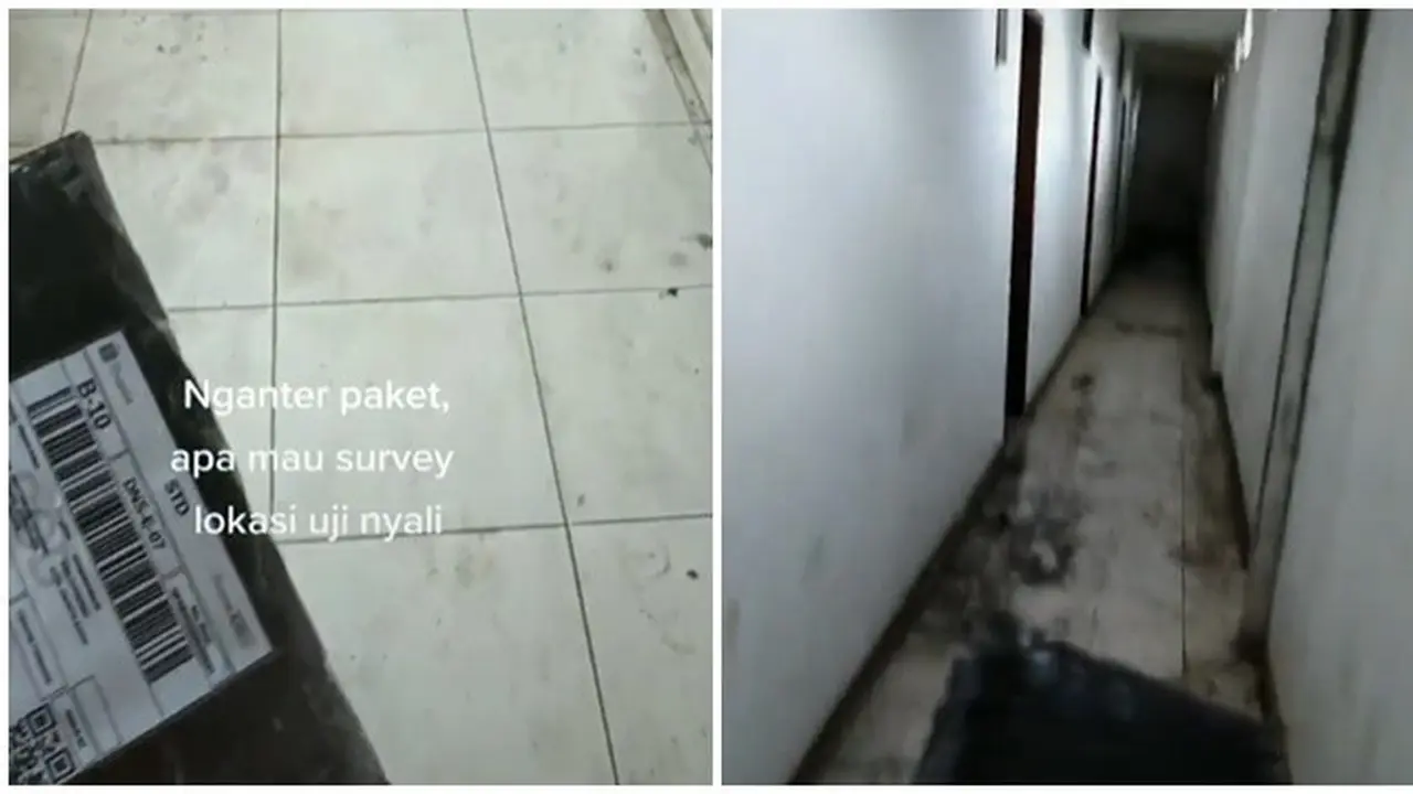 Viral Kurir Antar Paket ke Gedung Kosong dan Kumuh, Bak Uji Nyali