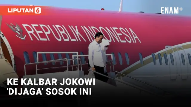 VIDEO: Sosok 'Penjaga' Jokowi saat ke Kalimantan Barat