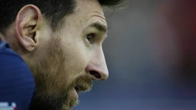 Foto: Frustrasinya Lionel Messi saat PSG Dipecundangi Stade Rennes di Liga Prancis