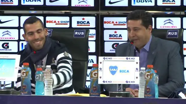 Tevez Mudik Disambut Meriah oleh Fans Boca Juniors