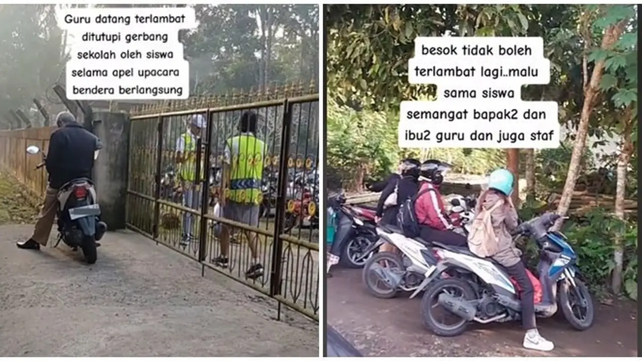 Viral Guru dan Staf Sekolah Dikunci di Luar Gerbang Akibat Terlambat, Tak Beda dengan Murid