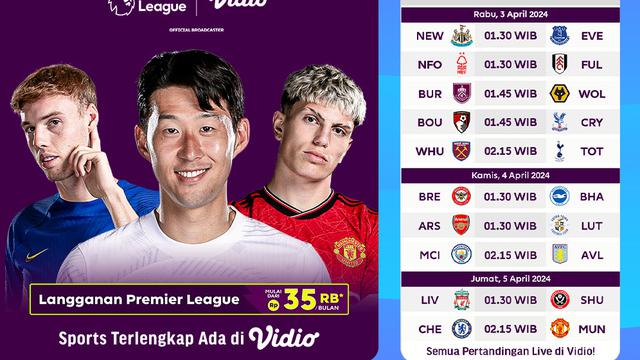 Liga Inggris 2023/2024 Matchweek 31