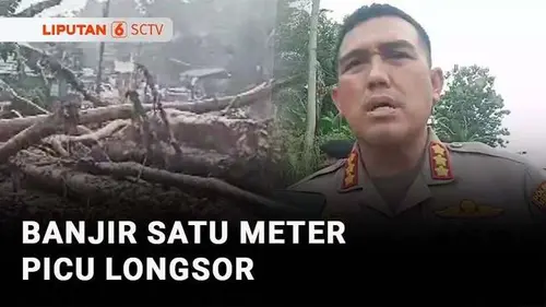 VIDEO: Banjir dan Longsor di Padarincang Serang, Akses Jalan Terputus
