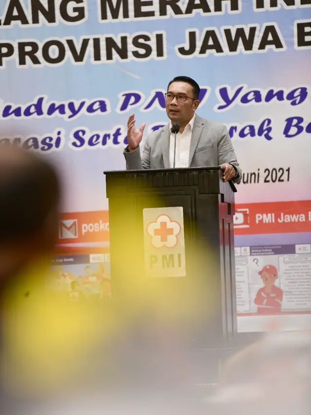 Tingkatkan Pelayanan Kesehatan Ridwan Kamil Minta PMI Jabar Aplikasikan Telemedicine