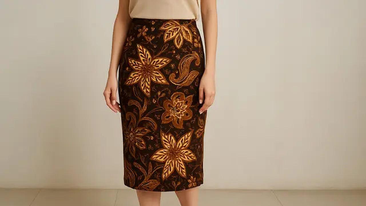 9 Model Rok Span Batik 2025 untuk Gaya Kasual, Tampil Stylish dengan Kombinasi Klasik-Modern