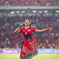 Setelah Raisa, kini giliran Yura Yunita yang meriahkan selebrasi kemenangan Timnas Indonesia vs Arab [@yurayunita]