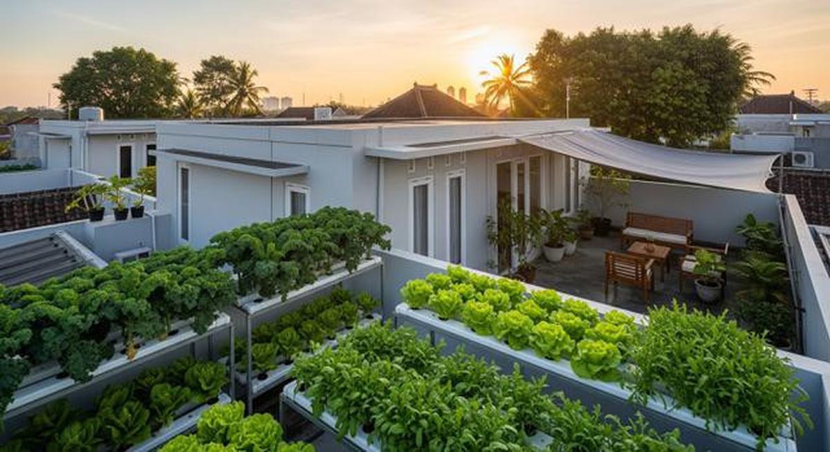 8 Kebun Hidroponik di Atap Rumah Biar Lahan Sempit Tetap Produktif, Panen Sayur Tanpa Lahan