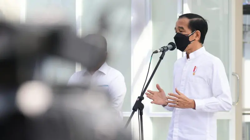 FOTO: Presiden Jokowi Resmikan RS Modular Pertamina Tanjung Duren