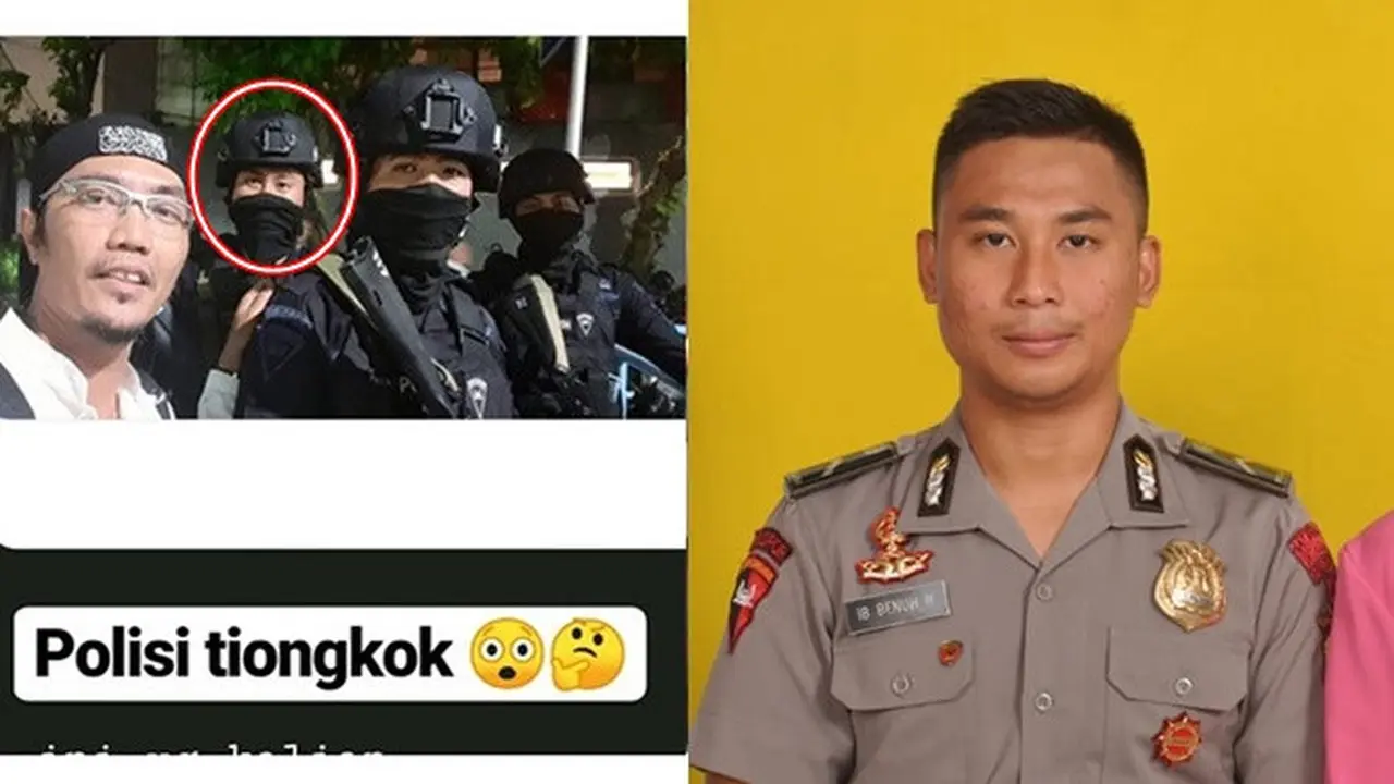 Selain Andre, Ini Potret Ib Benuh Anggota Brimob yang Dikira 'Aparat Impor' dari China