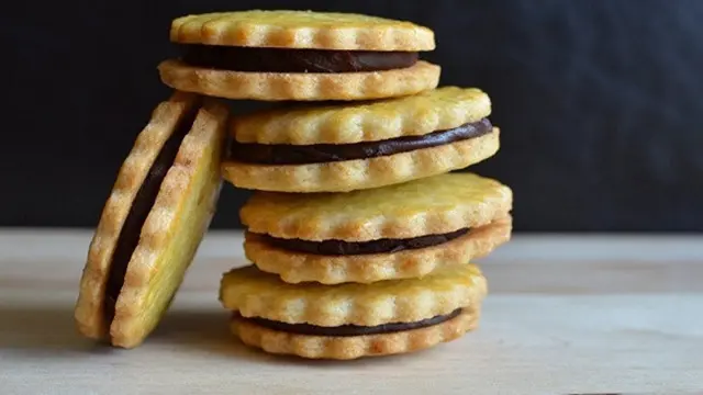 kue milk choco cookies
