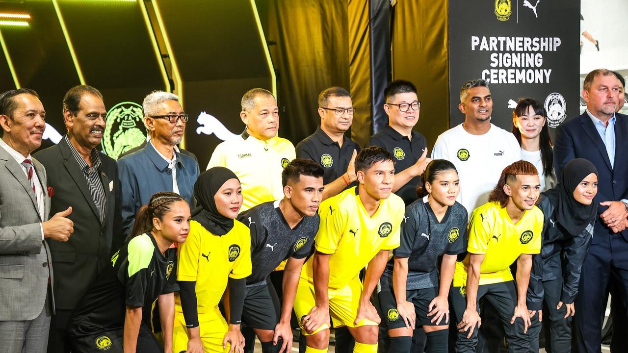 Penampakan jersey baru Timnas Malaysia