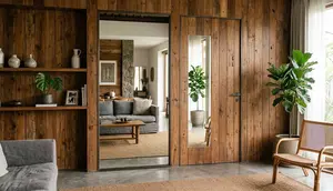 8 Inspirasi Desain Pintu Kamuflase yang Menyatu dengan Interior Rumah, Estetik dan Aman