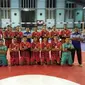 Putra TNI AU meraih tiket final PGN Livoli 2017 Divisi Utama setelah mengalahkan Indomaret Sidoarjo pada laga semifinal di GOR Dimyati, Tangerang, Banten, Kamis (7/12/2017). (Humas PBVSI)