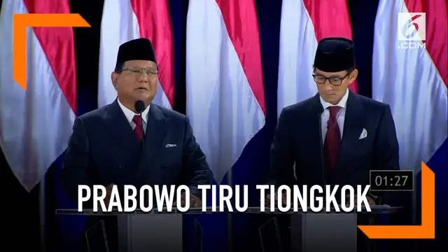 Prabowo akan tiru Tiongkok yang sukses memberantas kemiskinan.