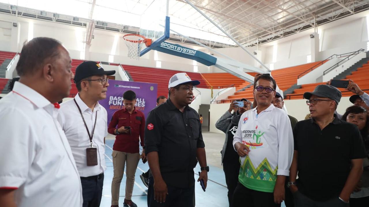 Deputi Pembudayaan Olahraga Kemenpora Puji Progres Pembangunan Venue PON Papua 2020.