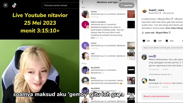 Vior BA ONIC Esports Klarifikasi Usai Sebut Adul Mirip Cyclops: Maksudnya Gemoy Gitu Guys, Maaf Ya